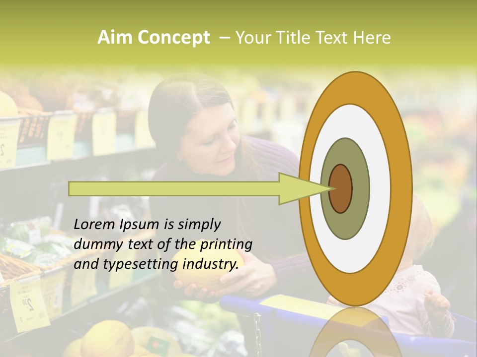 Attractive Girl Female PowerPoint Template