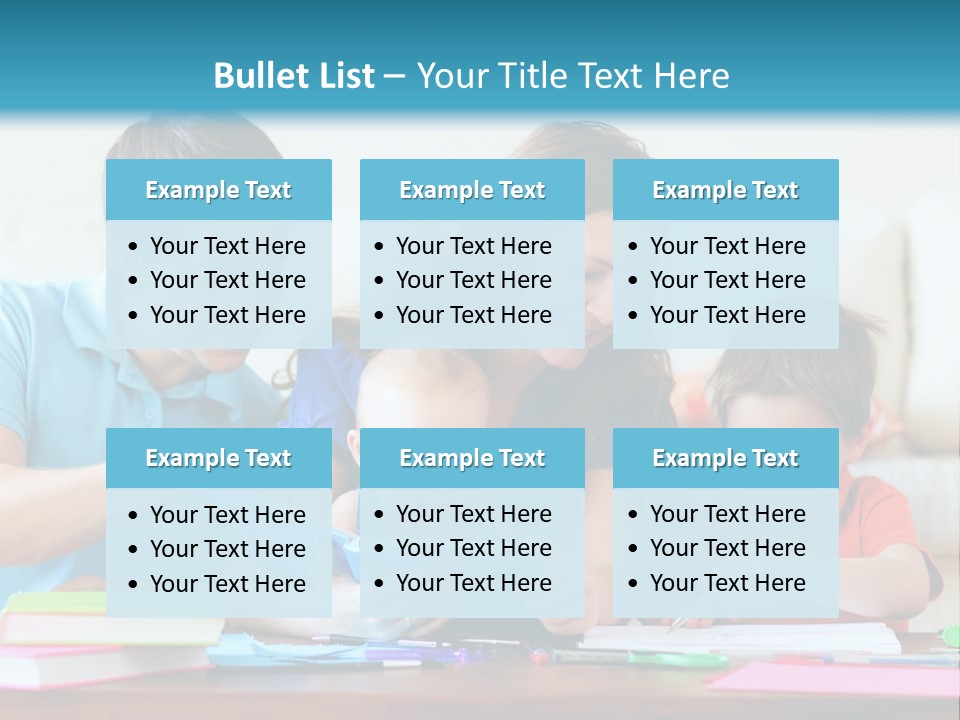 A Family Playing With A Tablet On The Floor PowerPoint Template