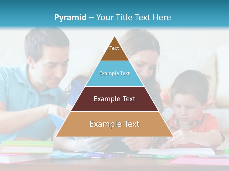 A Family Playing With A Tablet On The Floor PowerPoint Template