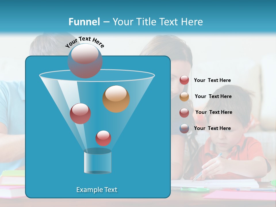 A Family Playing With A Tablet On The Floor PowerPoint Template