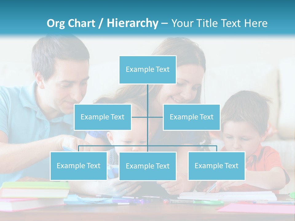 A Family Playing With A Tablet On The Floor PowerPoint Template