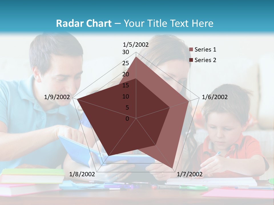 A Family Playing With A Tablet On The Floor PowerPoint Template