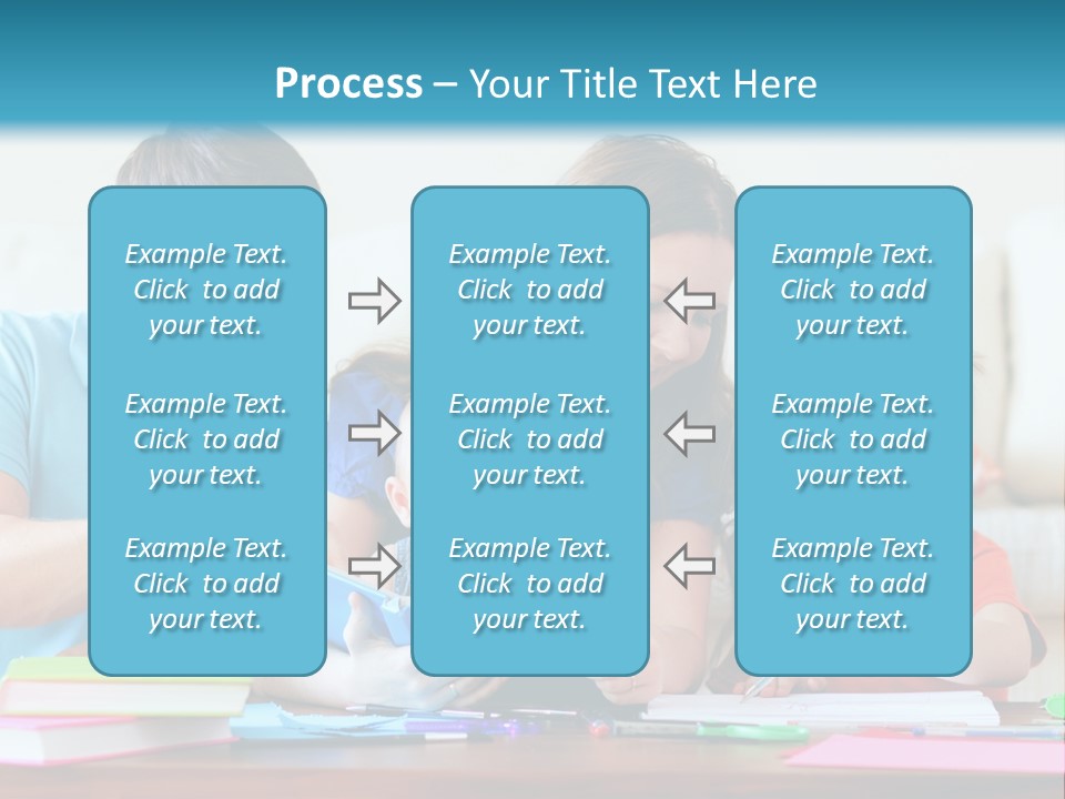 A Family Playing With A Tablet On The Floor PowerPoint Template