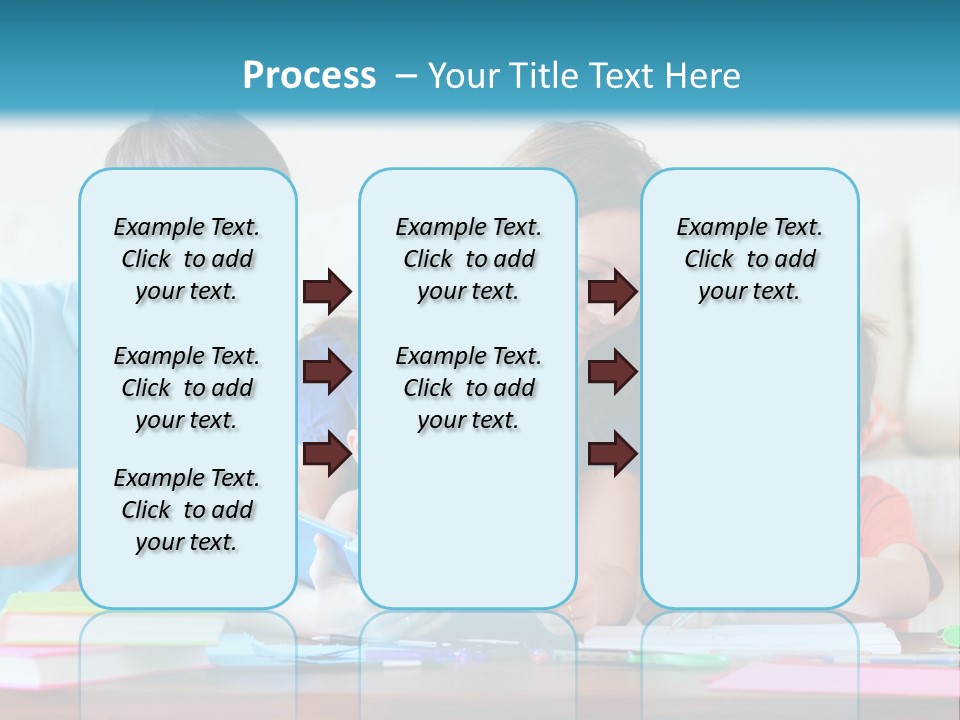 A Family Playing With A Tablet On The Floor PowerPoint Template