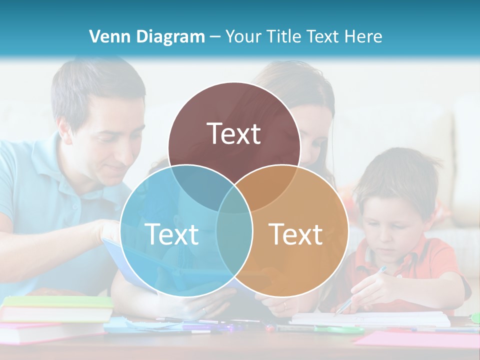 A Family Playing With A Tablet On The Floor PowerPoint Template