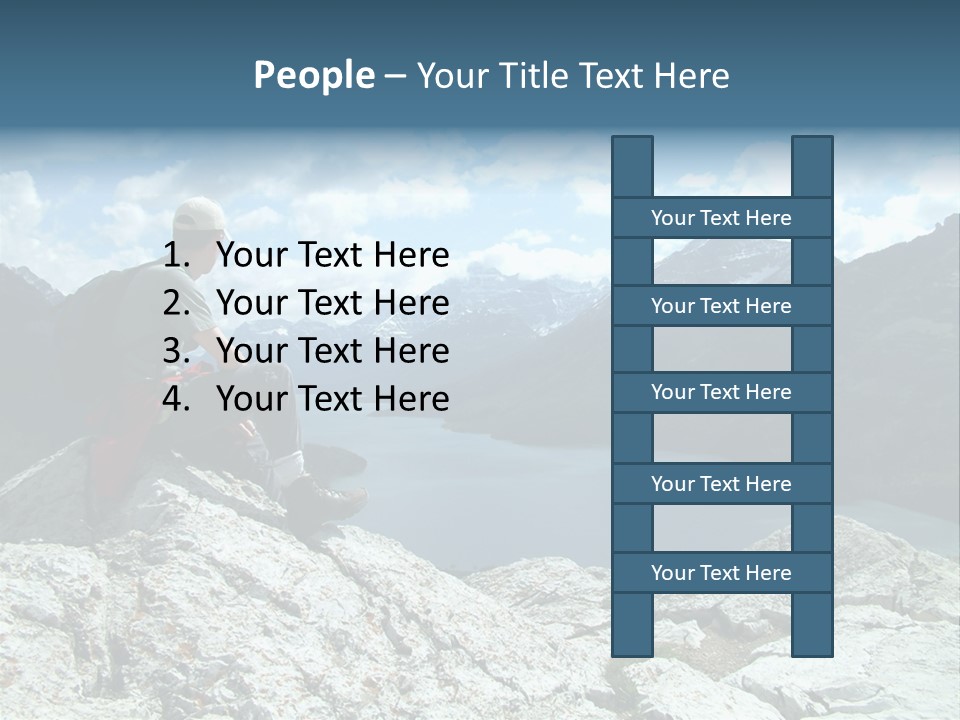 Top People Victory PowerPoint Template