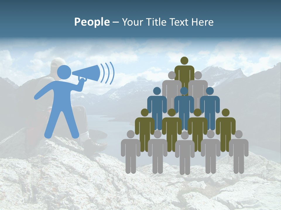 Top People Victory PowerPoint Template