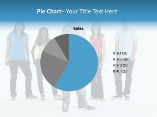 A Group Of People Standing Next To Each Other PowerPoint Template