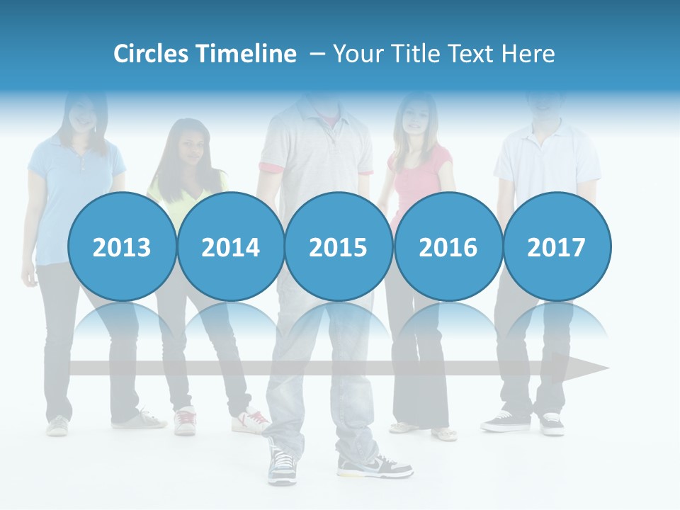 A Group Of People Standing Next To Each Other PowerPoint Template