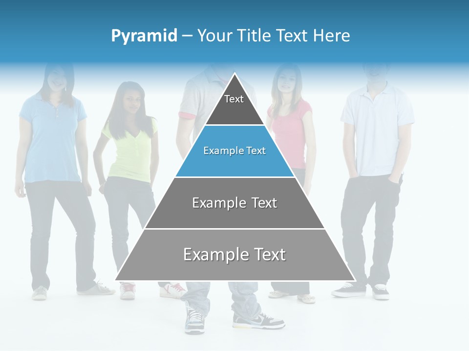 A Group Of People Standing Next To Each Other PowerPoint Template