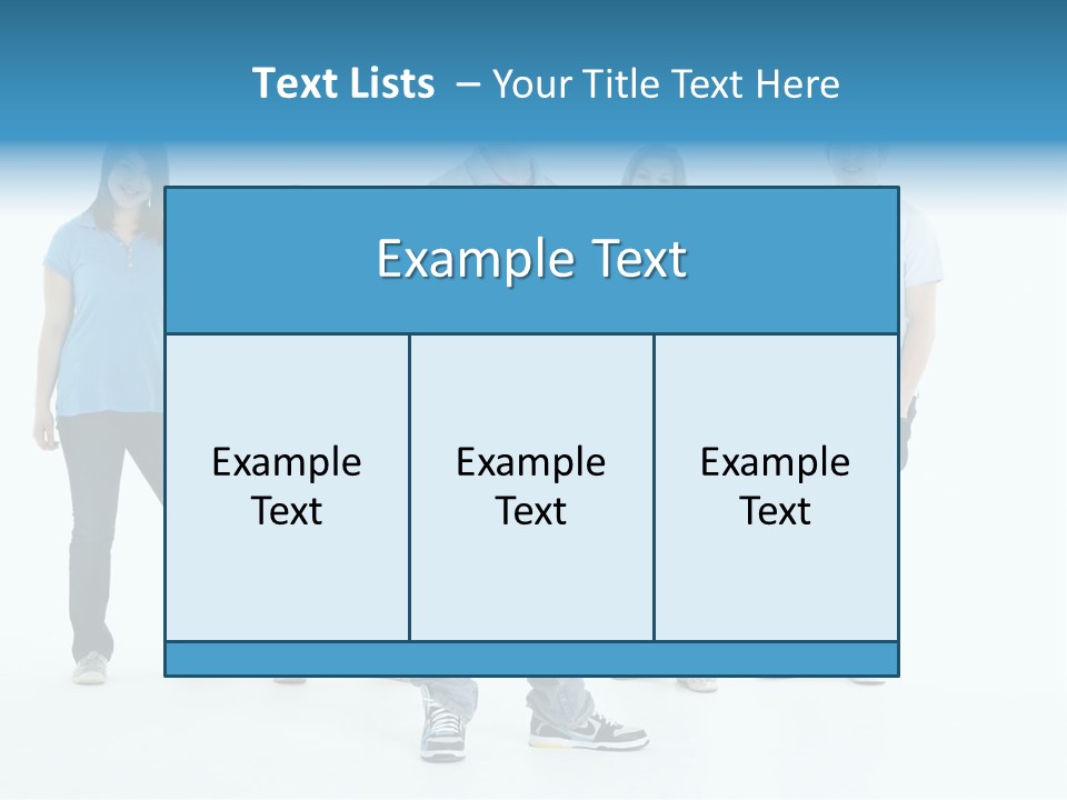 A Group Of People Standing Next To Each Other PowerPoint Template