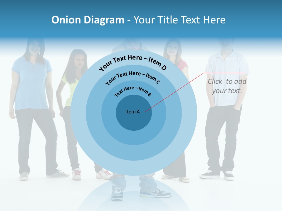 A Group Of People Standing Next To Each Other PowerPoint Template