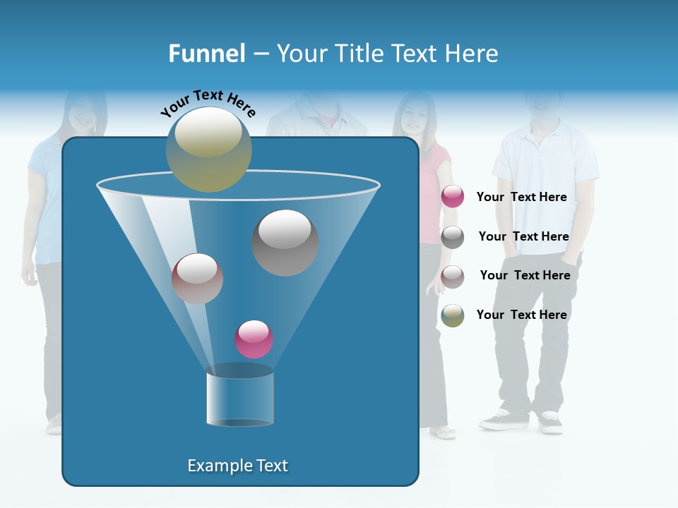 A Group Of People Standing Next To Each Other PowerPoint Template