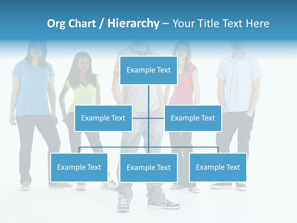 A Group Of People Standing Next To Each Other PowerPoint Template