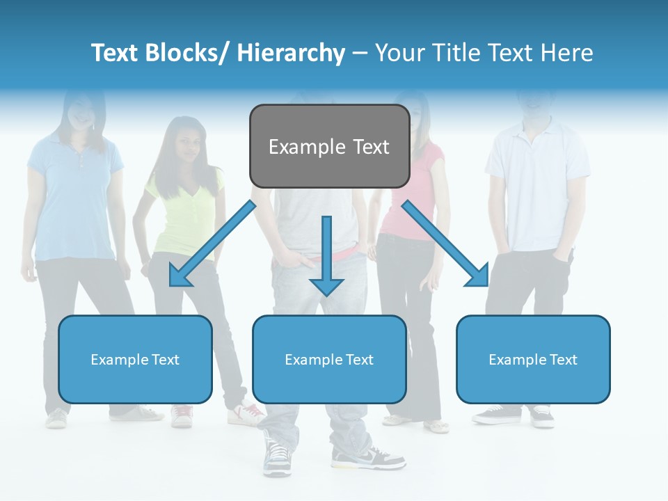 A Group Of People Standing Next To Each Other PowerPoint Template