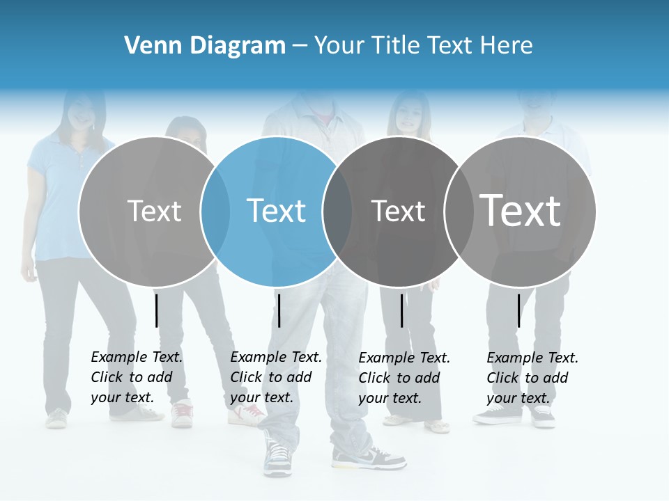 A Group Of People Standing Next To Each Other PowerPoint Template