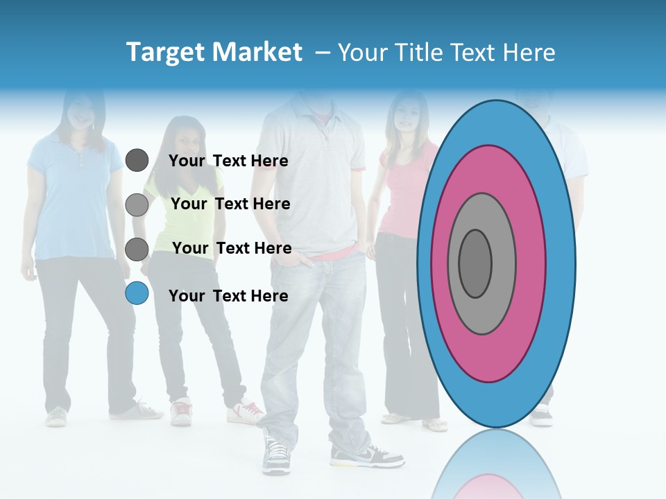 A Group Of People Standing Next To Each Other PowerPoint Template