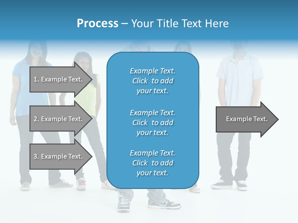 A Group Of People Standing Next To Each Other PowerPoint Template