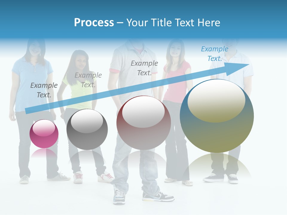 A Group Of People Standing Next To Each Other PowerPoint Template
