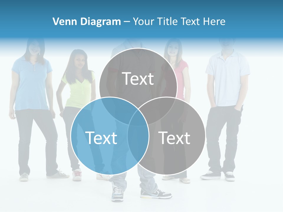 A Group Of People Standing Next To Each Other PowerPoint Template