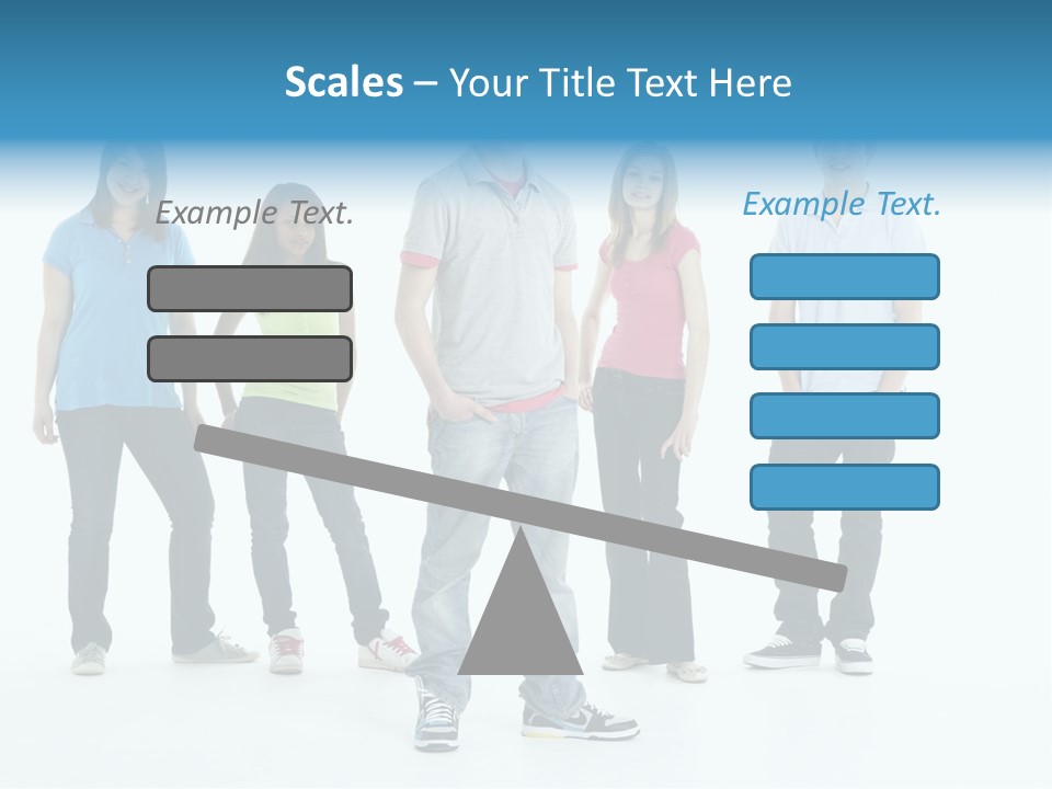 A Group Of People Standing Next To Each Other PowerPoint Template