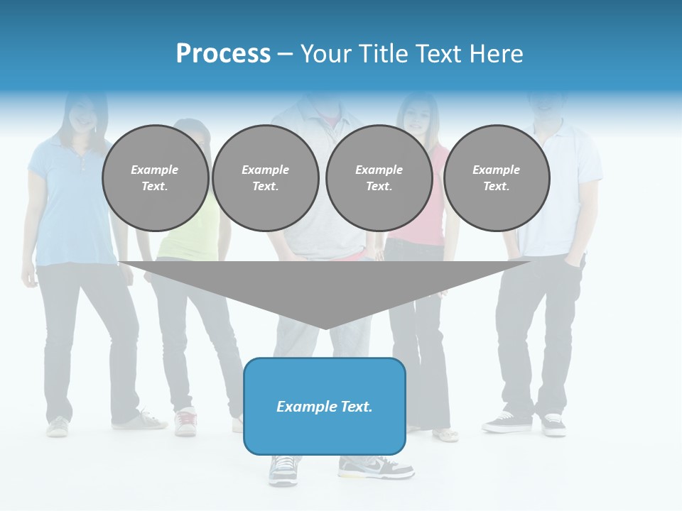 A Group Of People Standing Next To Each Other PowerPoint Template