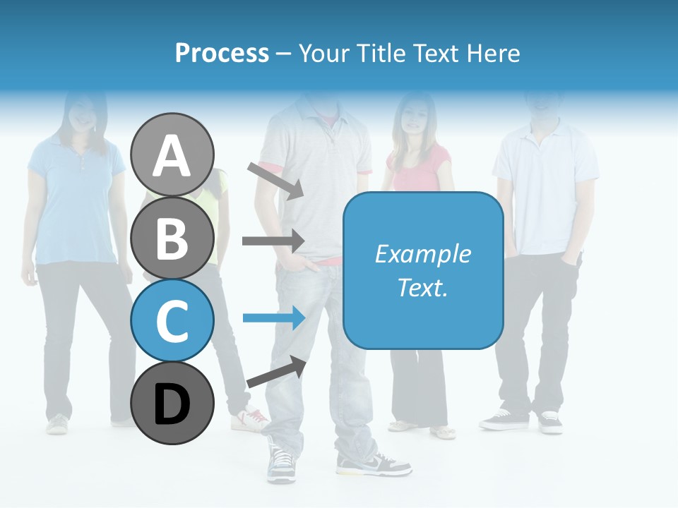 A Group Of People Standing Next To Each Other PowerPoint Template