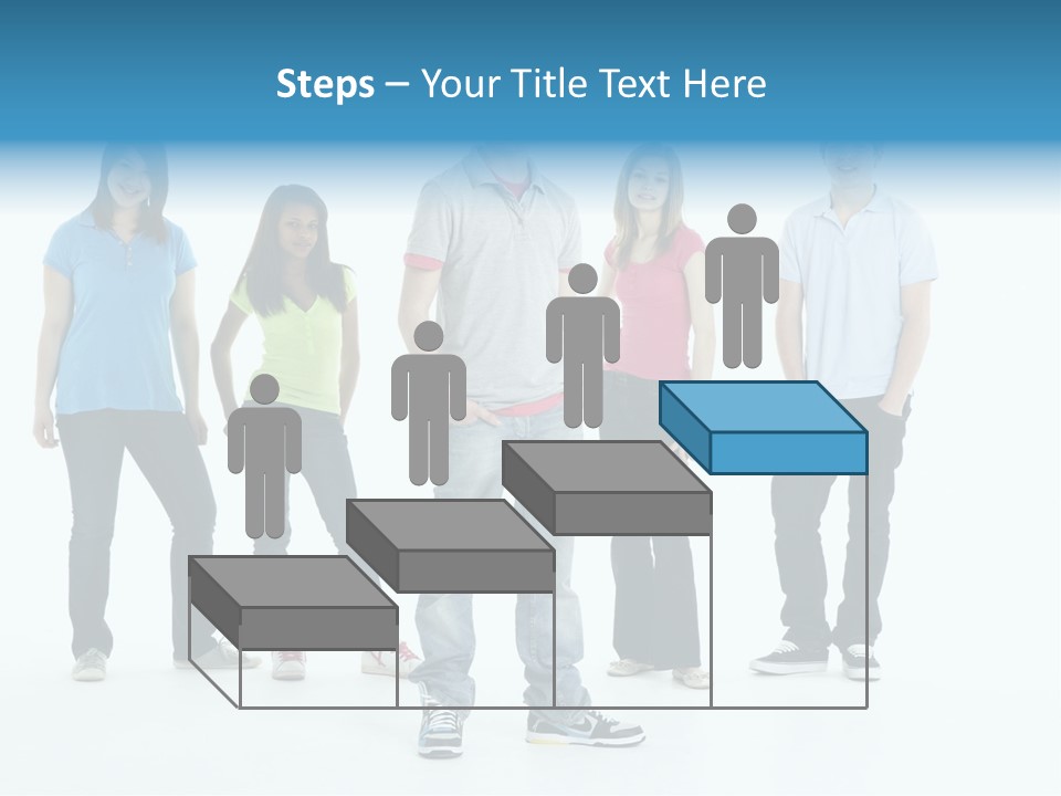 A Group Of People Standing Next To Each Other PowerPoint Template