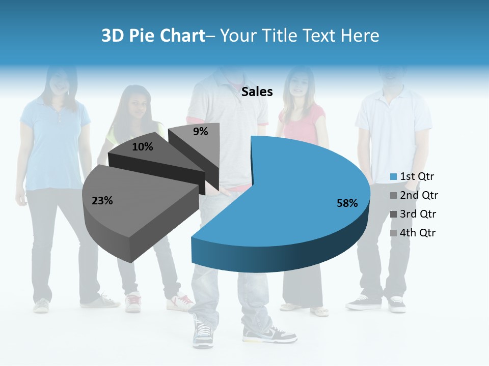 A Group Of People Standing Next To Each Other PowerPoint Template