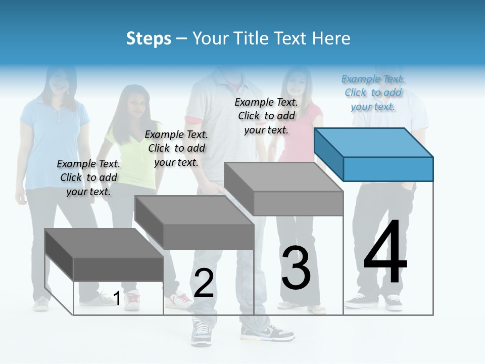 A Group Of People Standing Next To Each Other PowerPoint Template