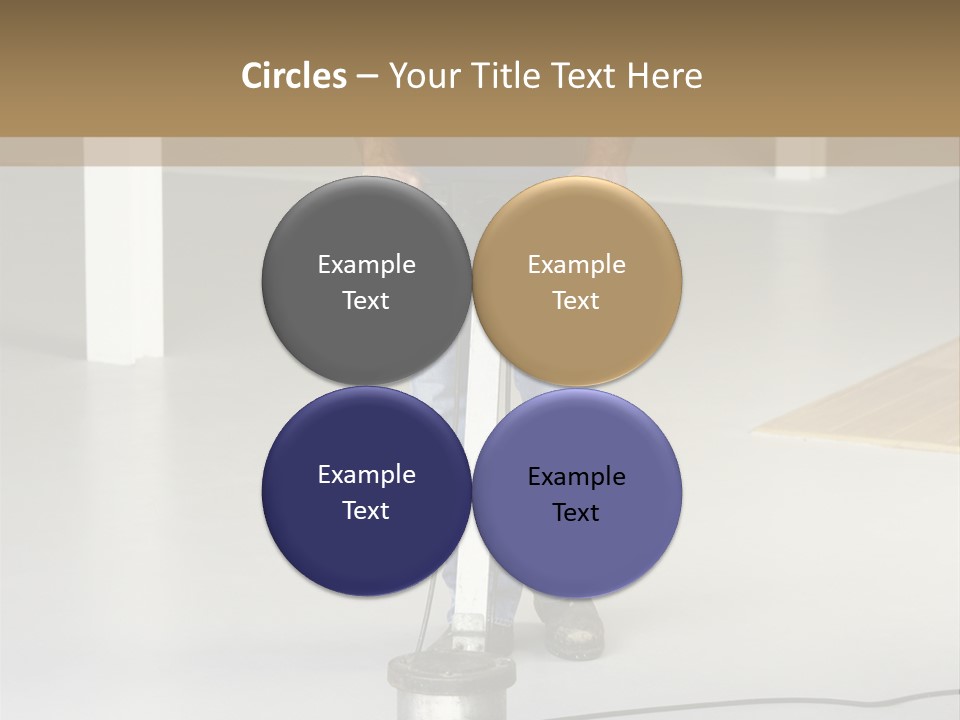 Multi Green Wreath PowerPoint Template