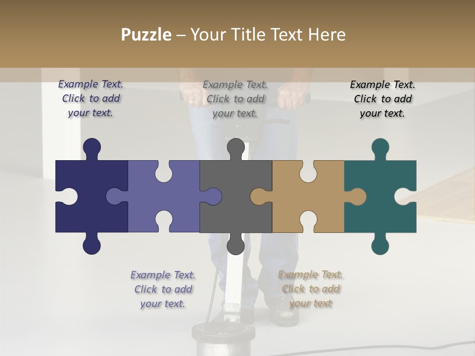 Multi Green Wreath PowerPoint Template