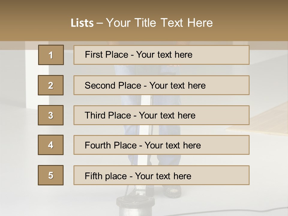 Multi Green Wreath PowerPoint Template