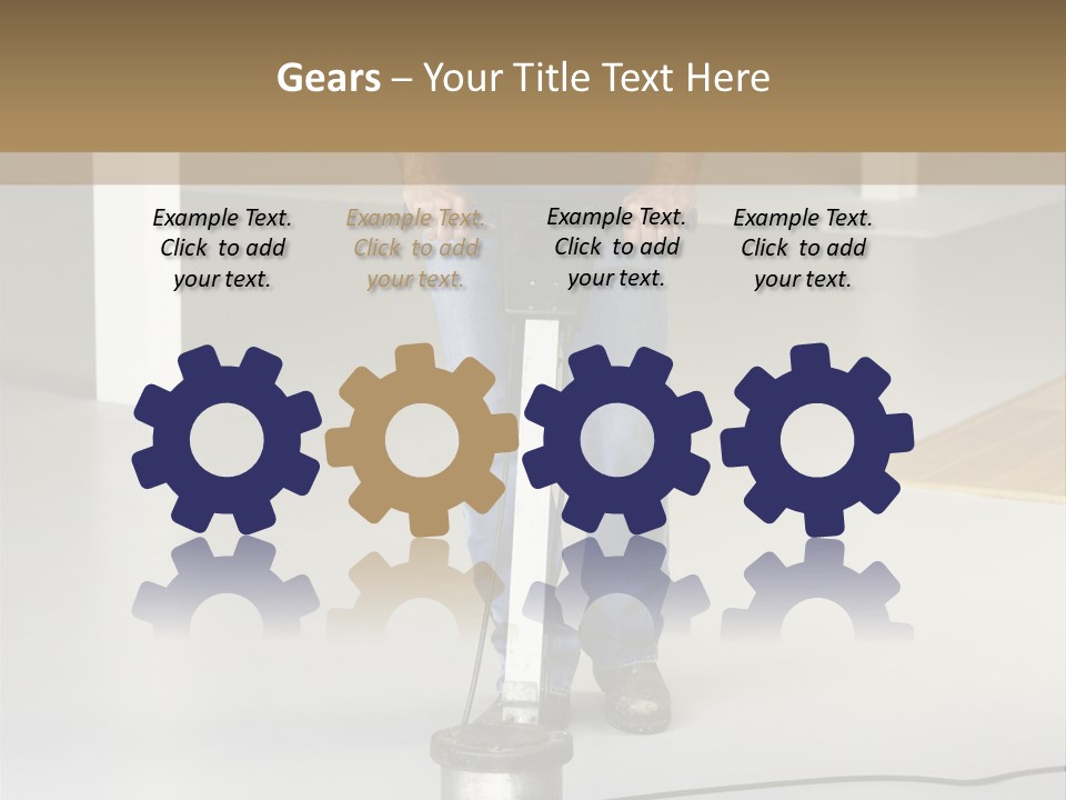 Multi Green Wreath PowerPoint Template