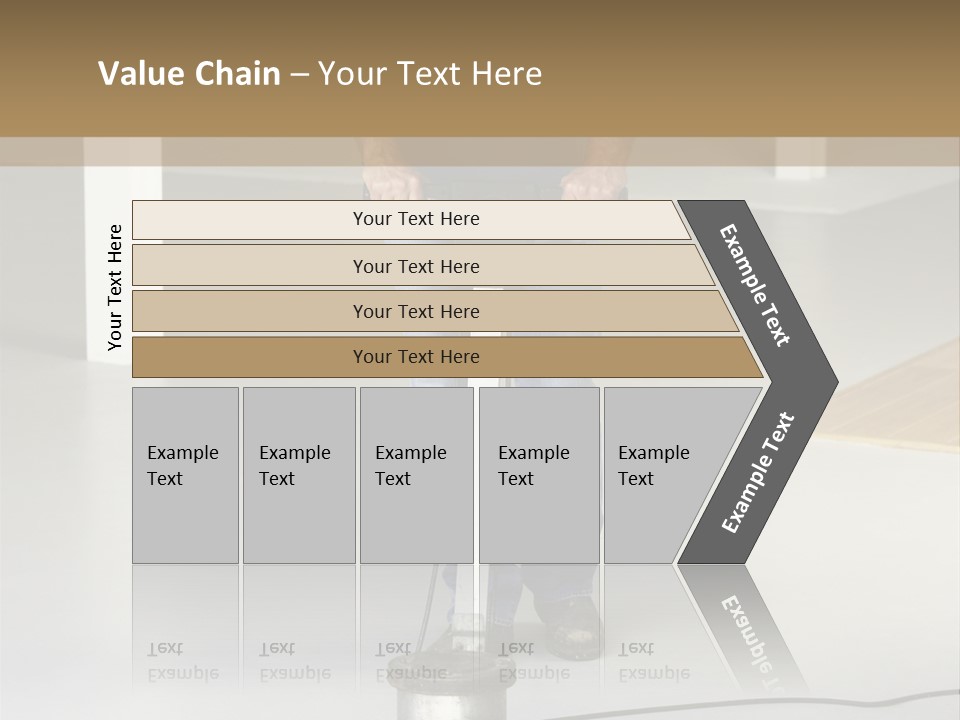Multi Green Wreath PowerPoint Template