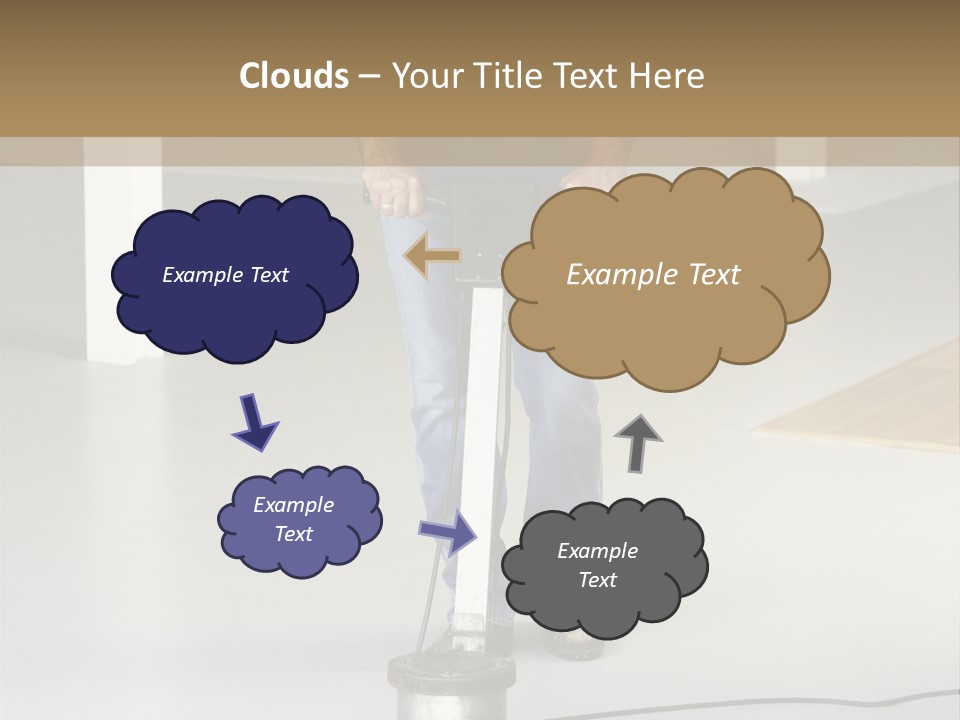Multi Green Wreath PowerPoint Template
