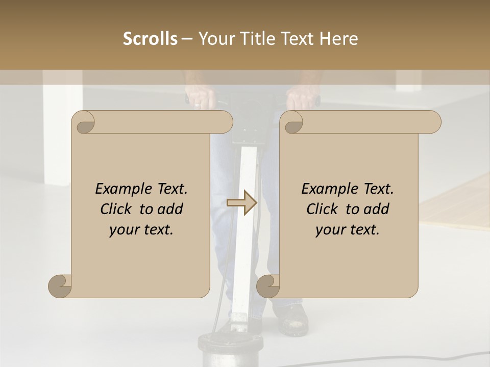 Multi Green Wreath PowerPoint Template