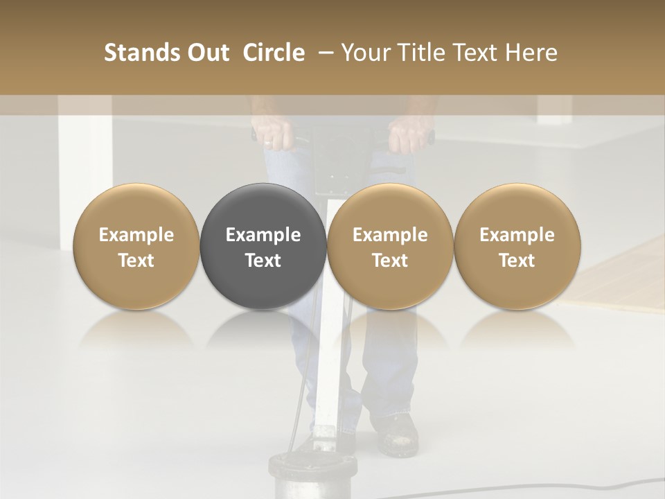 Multi Green Wreath PowerPoint Template