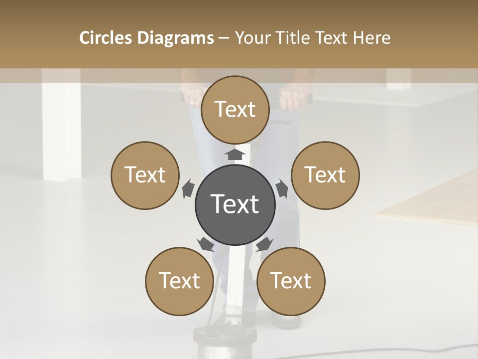 Multi Green Wreath PowerPoint Template