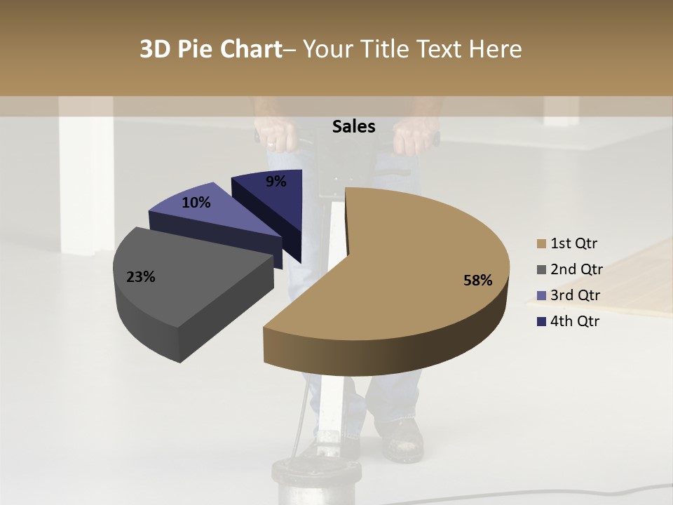 Multi Green Wreath PowerPoint Template