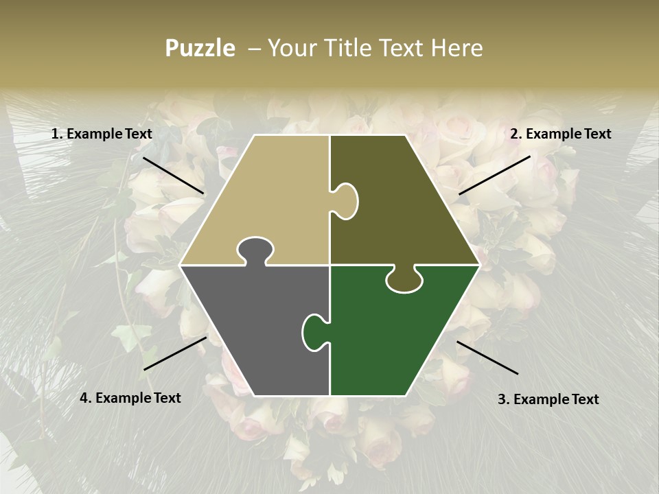 Multi Green Wreath PowerPoint Template