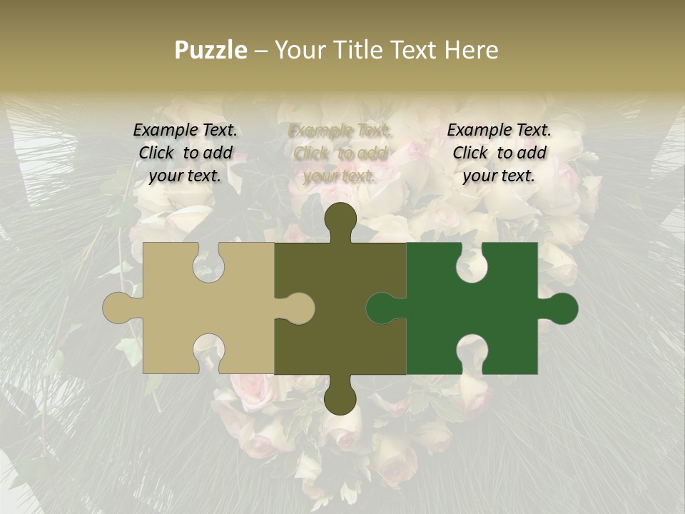 Multi Green Wreath PowerPoint Template