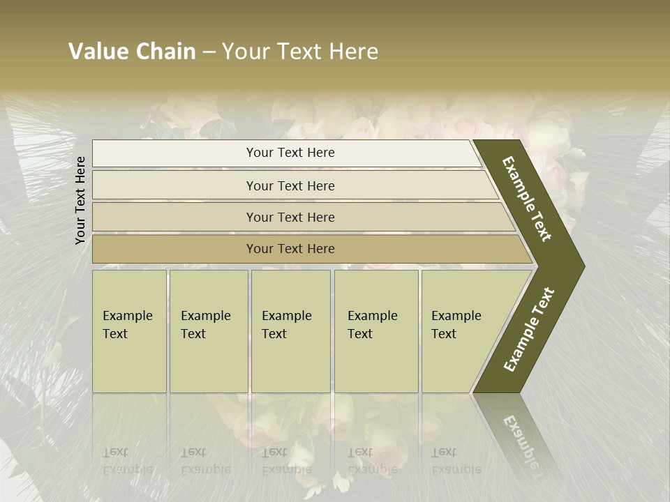 Multi Green Wreath PowerPoint Template