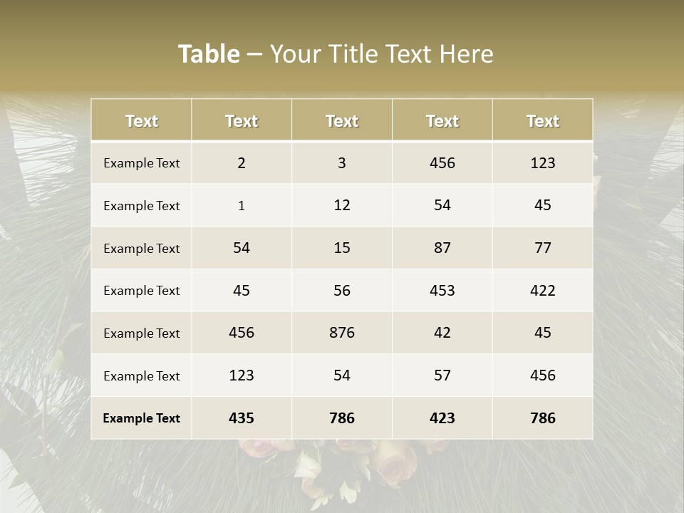 Multi Green Wreath PowerPoint Template