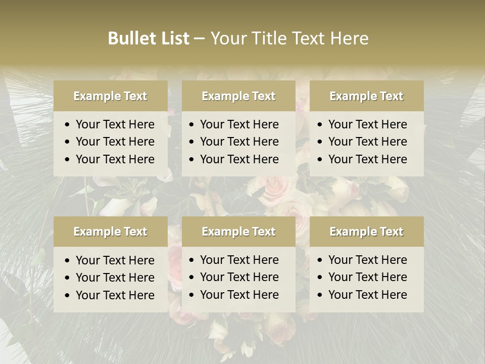 Multi Green Wreath PowerPoint Template
