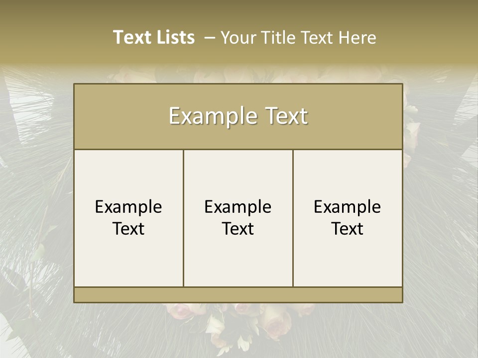 Multi Green Wreath PowerPoint Template