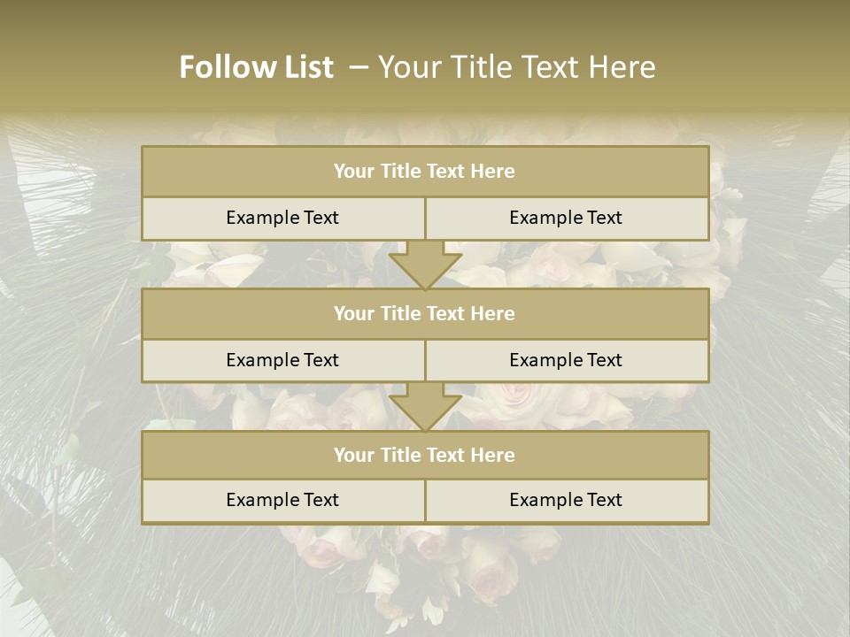 Multi Green Wreath PowerPoint Template