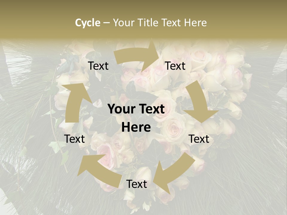 Multi Green Wreath PowerPoint Template
