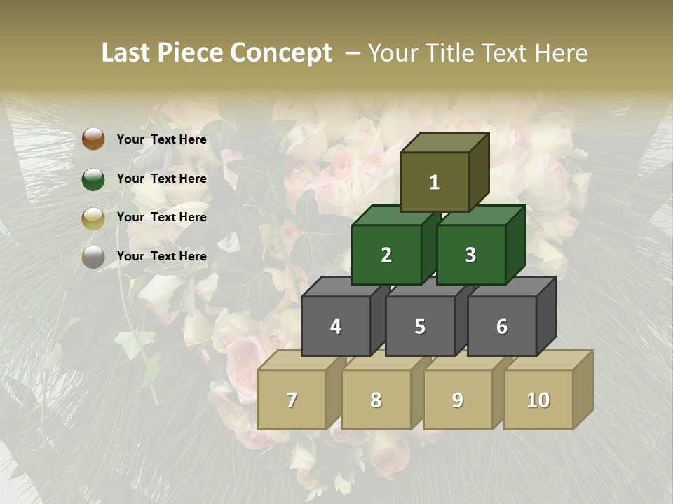 Multi Green Wreath PowerPoint Template