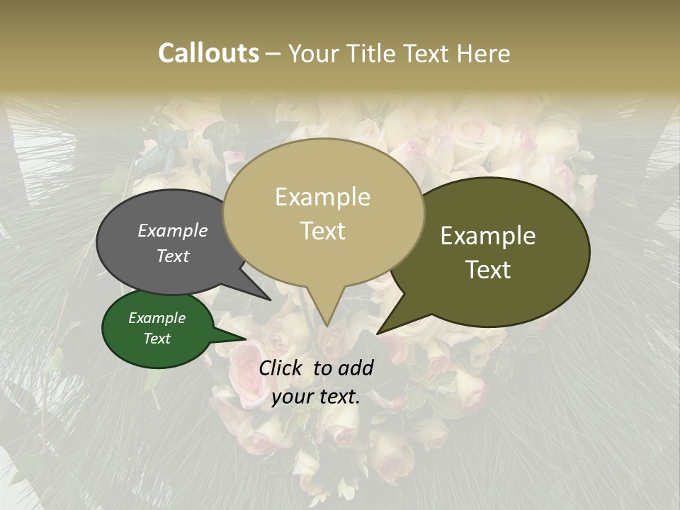 Multi Green Wreath PowerPoint Template
